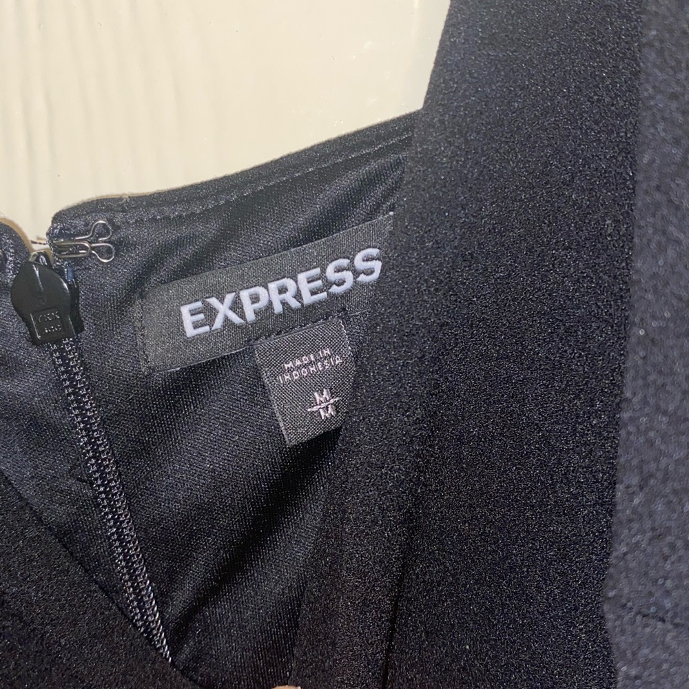 Black Mid Dress - Picture 2 of 5